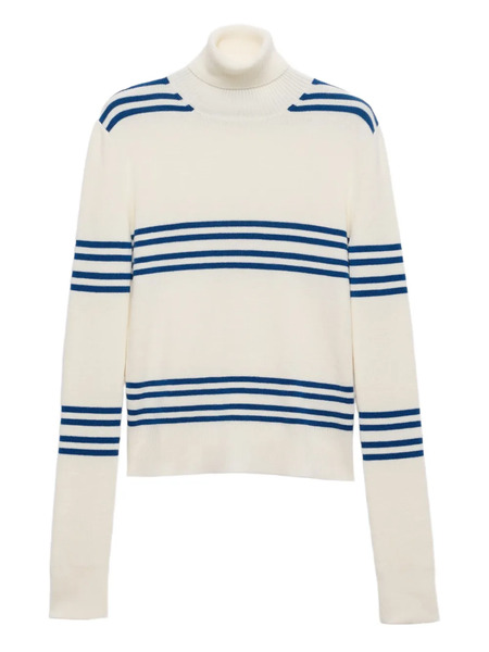  Prada Pull En Laine - Blanc 