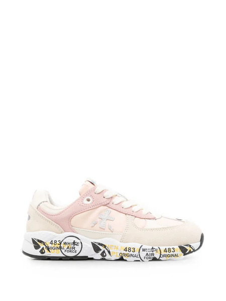  Premiata Kids Panelled Logo-patch Sneakers - Rose 