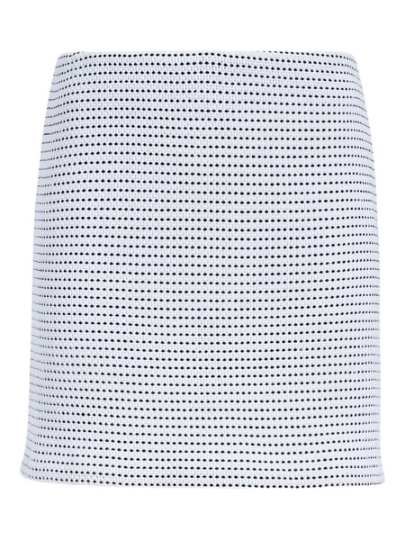  Proenza Schouler White Label Minijupe Lawson En Tweed - Blanc 