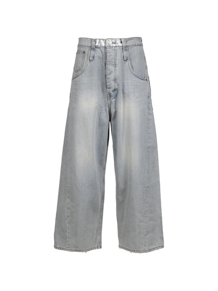  Protocol Index Faded-effect Jeans - Bleu 