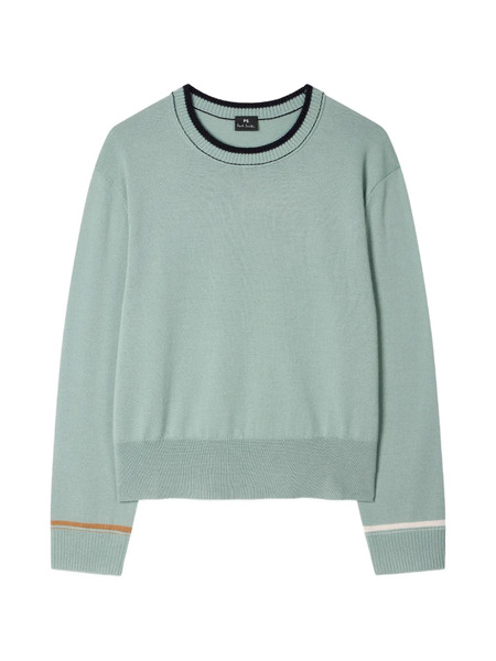  Ps Paul Smith Pull Bords Contrastants - Vert 