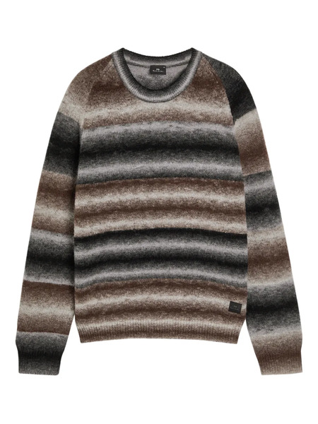  Ps Paul Smith Pull Rayé - Marron 