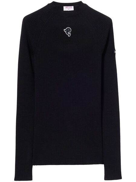  Pucci Pull à Patch Logo - Noir 