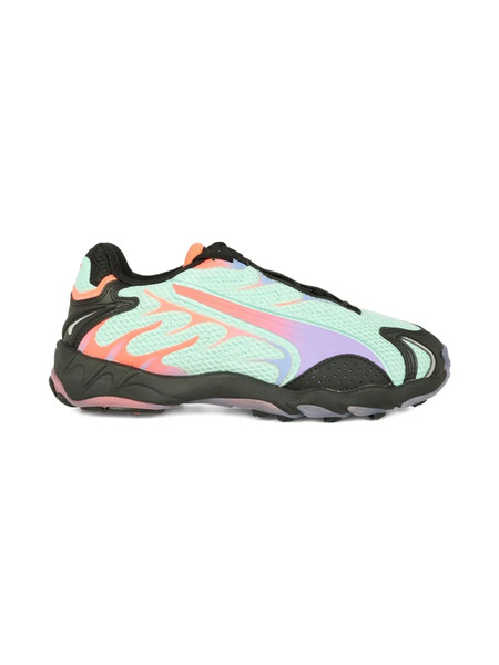  Puma Kids Baskets à Fermetures Scratch - Vert 