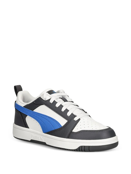  Puma Kids Baskets à Patch Logo - Blanc 