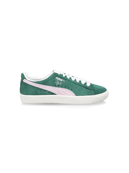  Puma Kids Baskets Cycle En Daim - Vert 