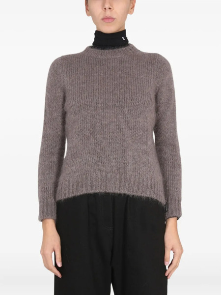  Raf Simons Pull à Manches Longues - Marron 