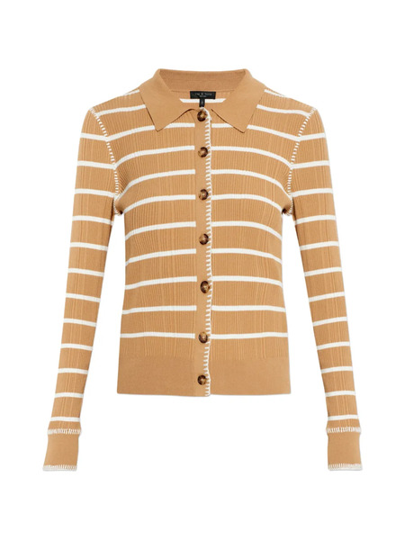  Rag & Bone Cardigan à Rayures - Tons Neutres 