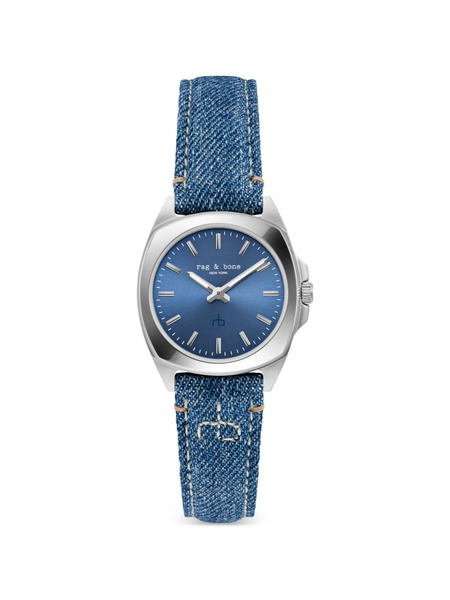  Rag & Bone Montre Bleeker 30 Mm - Bleu 