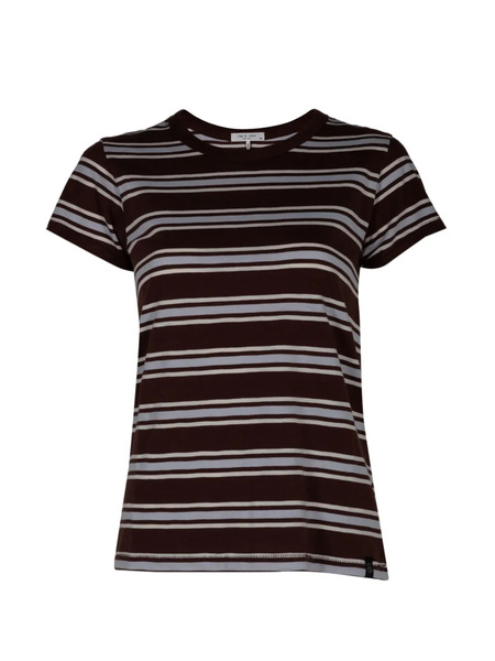  Rag & Bone Striped T-shirt - Marron 