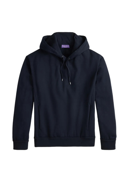  Ralph Lauren Purple Label Hoodie En Polaire à Lien De Resserrage - Bleu 