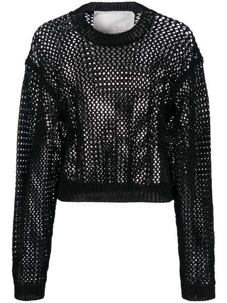  Ramael Pull En Maille Ajourée - Noir 