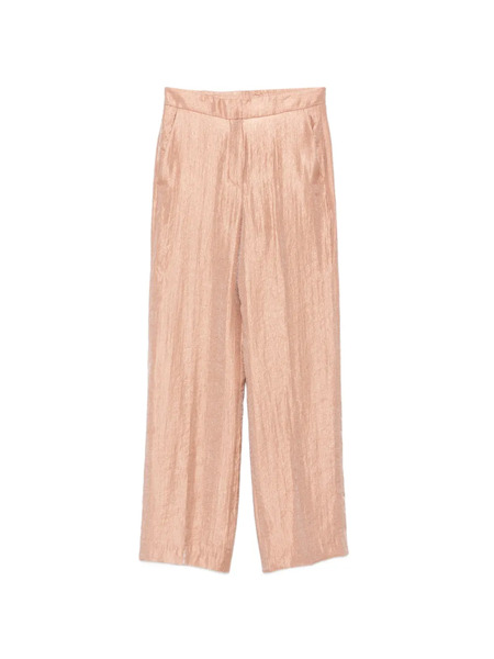 Rame Pantalon Ample à Effet Scintillé - Rose 
