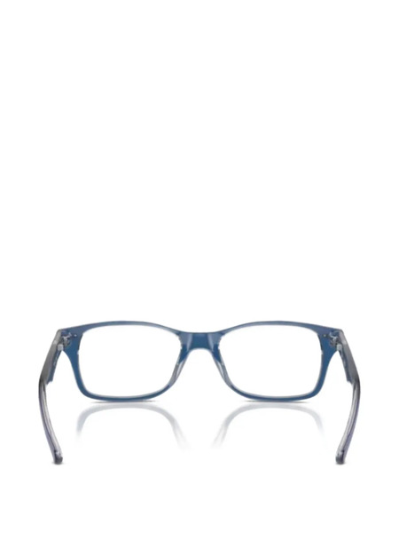  Ray-ban Junior Justin Rectangle-frame Glasses - Bleu 