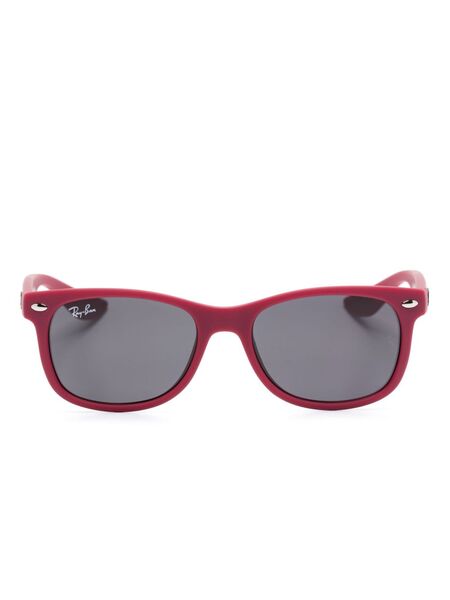  Ray-ban Junior Lunettes De Soleil Wayfarer - Rouge 