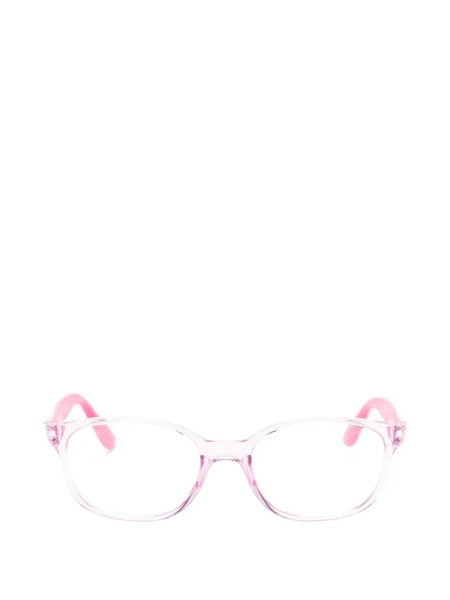  Ray-ban Junior Rectangle-frame Glasses - Rose 