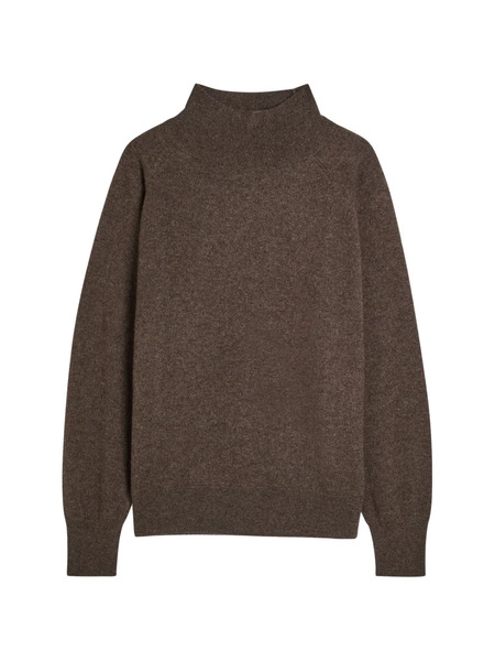  Reformation Pull Merritt à Col Roulé - Marron 