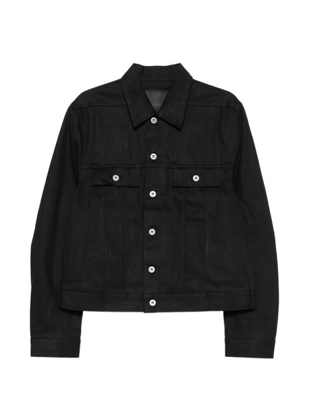  Rick Owens Drkshdw Veste En Jean Boutonnée - Noir 