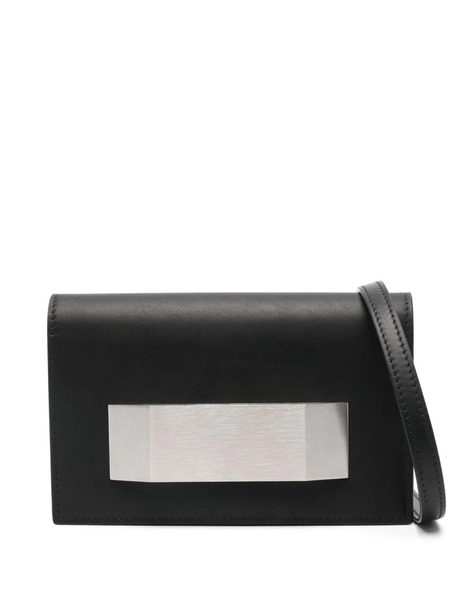  Rick Owens Pochette Porteville En Cuir - Noir 