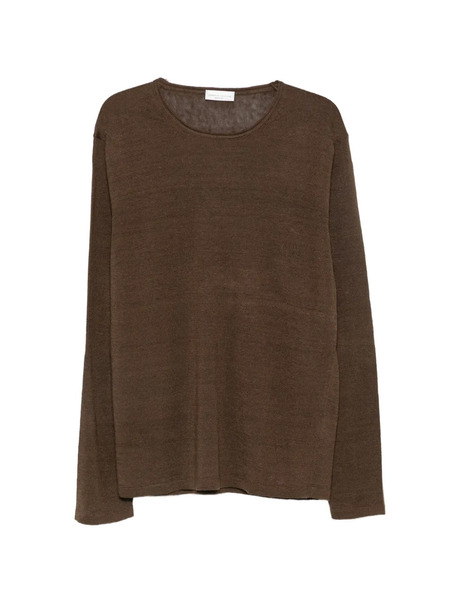  Roberto Collina Pull En Maille Fine - Marron 