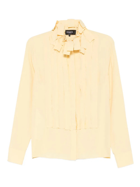  Rochas Chemise à Boutonnière Sur Le Devant - Jaune 