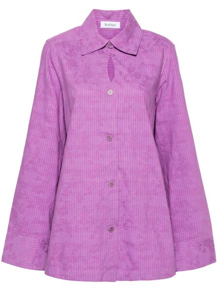  Rodebjer Chemise Bahar à Rayures - Violet 