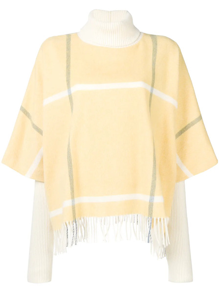  Roksanda Pull Ample à Franges - Jaune 