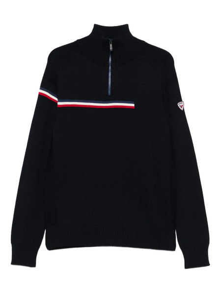  Rossignol Pull à Col Zippé - Bleu 