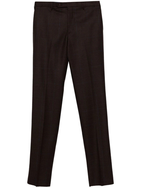  Rota Pantalon à Carreaux - Marron 