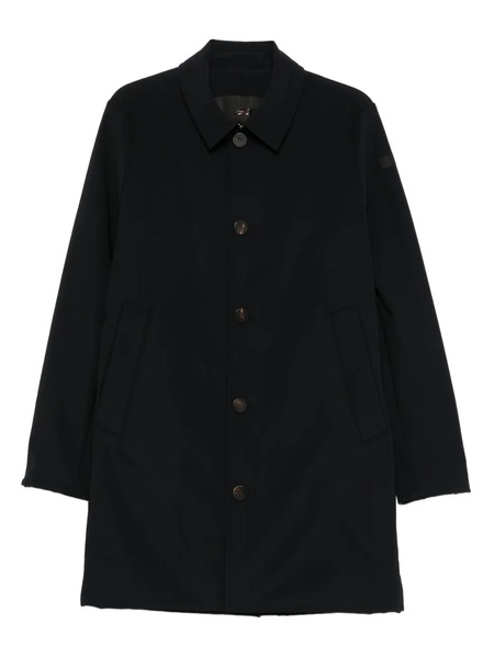 Rrd Manteau Boutonné à Empiècements Matelassés - Noir 