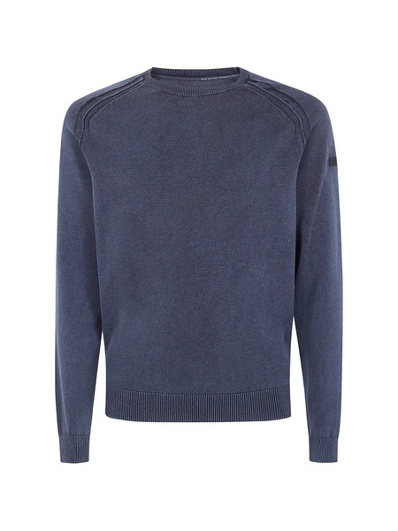  Rrd Pull à Design Côtelé - Bleu 
