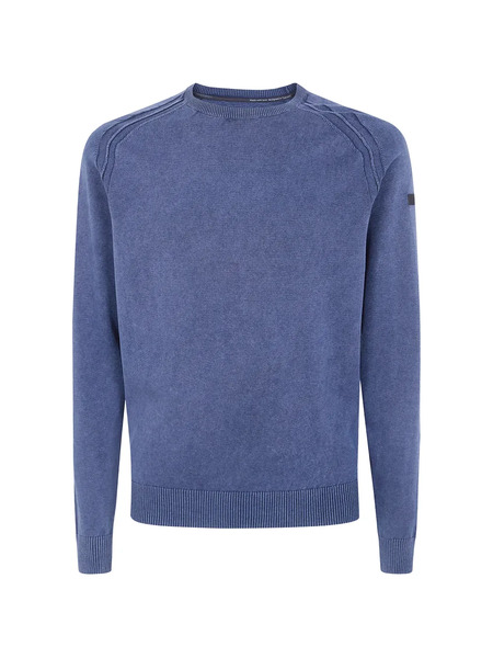  Rrd Pull à Design Côtelé - Bleu 