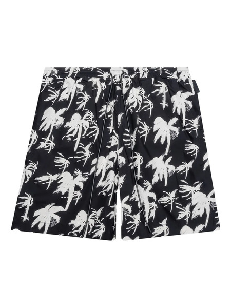  Rta Short à Imprimé Palmier - Noir 