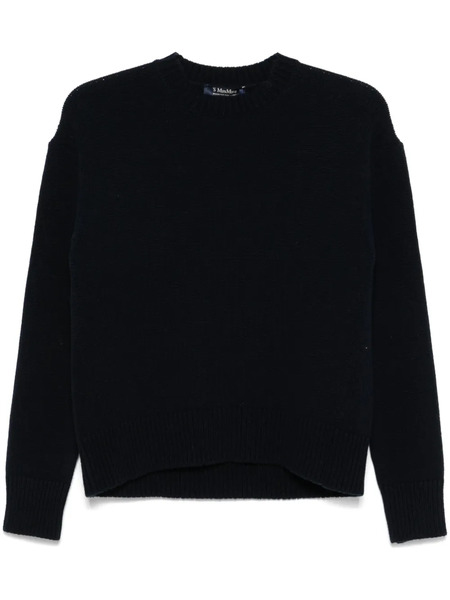  's Max Mara Pull Irlanda - Bleu 