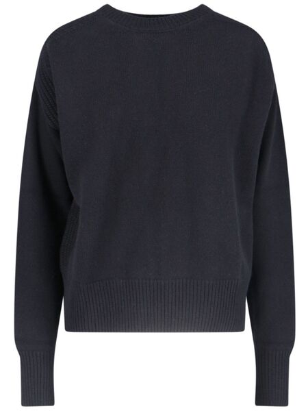  Sa Su Phi Pull à Détails De Perforations - Noir 