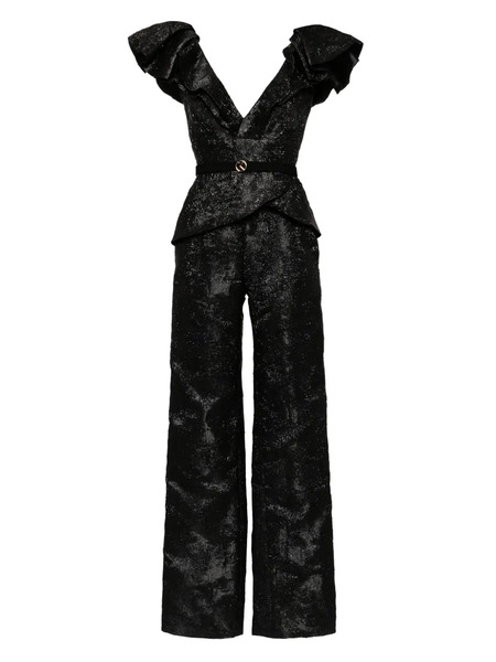  Saiid Kobeisy Combinaison En Brocart - Noir 
