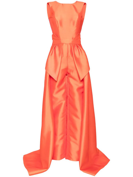  Saiid Kobeisy Combinaison Mikado à Surjupe Détachable - Orange 