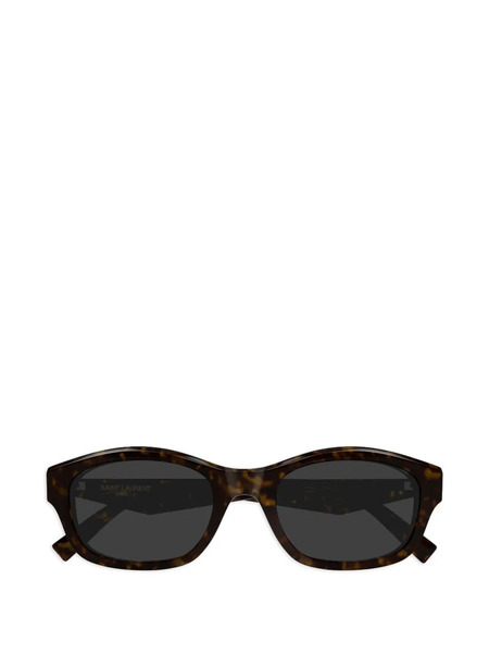  Saint Laurent Eyewear Lunettes De Soleil à Monture Ronde Wayfarer - Marron 