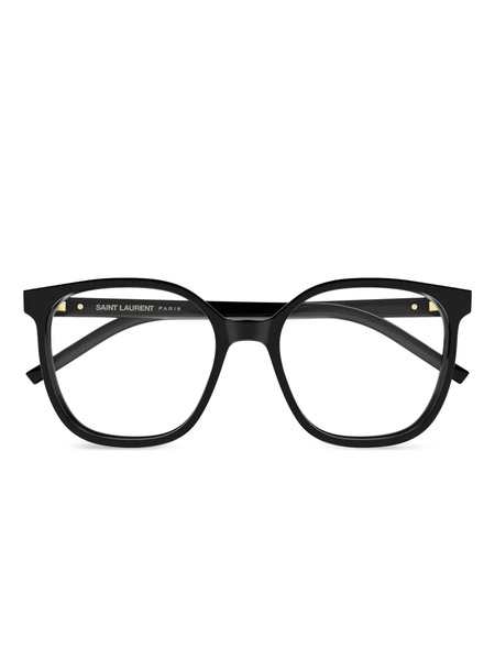  Saint Laurent Eyewear Lunettes De Vue à Monture Ronde - Noir 