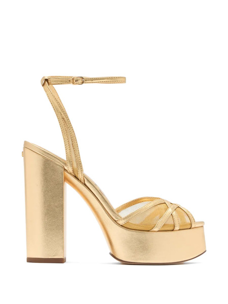  Sam Edelman Sandales Plateforme à Effet Métallisé 