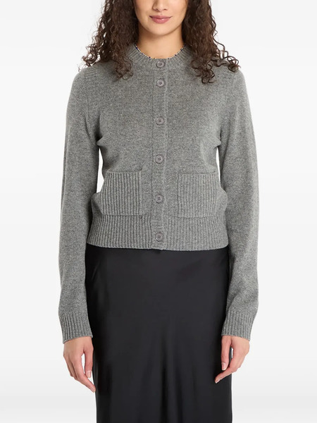 Samsoe Samsoe Cardigan à Poche Plaquée - Gris 