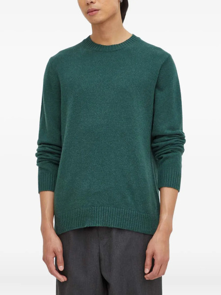  Samsoe Samsoe Pull à Design Côtelé - Vert 