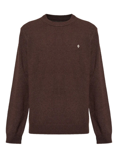  Samsoe Samsoe Pull Sapatrik à Logo Brodé - Marron 