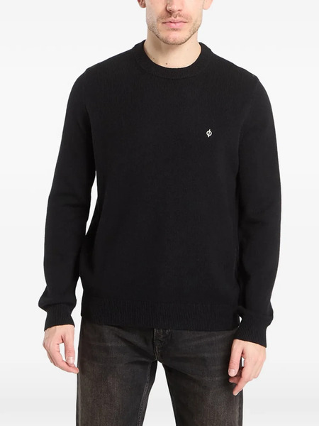  Samsoe Samsoe Pull Sapatrik En Maille - Noir 