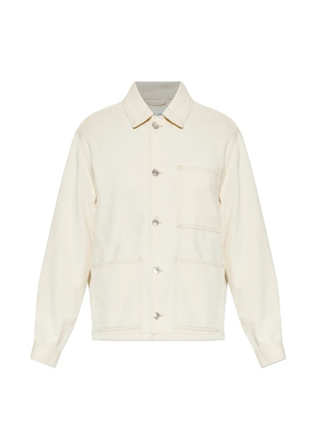  Samsoe Samsoe Sachore Button-up Denim Jacket - Tons Neutres 