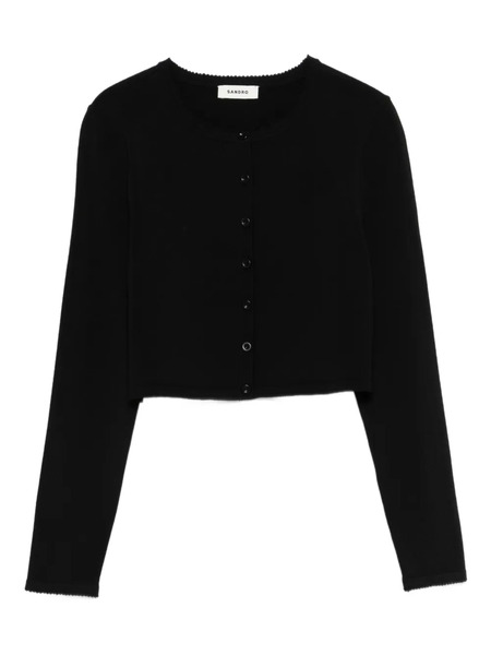  Sandro Cardigan Crop - Noir 