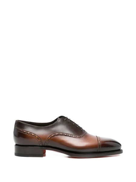  Santoni Richelieus à Lacets - Marron 