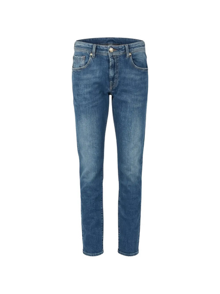  Sartoria Tramarossa Jean Michelangelo à Cinq Poches - Bleu 
