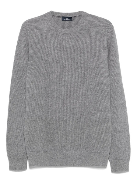  Scabal Pull En Cachemire - Gris 