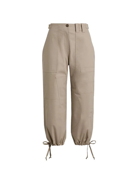  Scanlan Theodore Pantalon à Lien De Resserrage Et Poches Cargo - Tons Neutres 